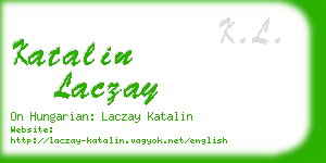 katalin laczay business card